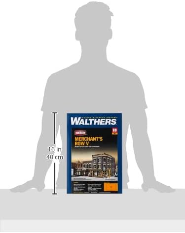 Walthers Cornerstone HO Scale Model Merchant's Row V Large