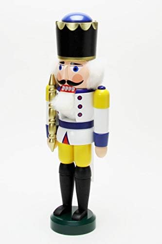 Classic German Nutcracker 12 Inch White