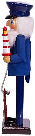 Kurt S. Adler 15-Inch Sailor Nutcracker with Anchor and Lighthouse
