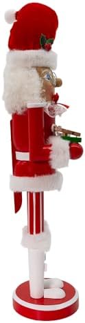 Kurt Adler 15-inch Wooden Mrs. Claus Nutcracker