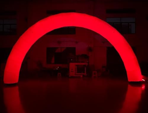 26.5ft Giant Inflatable Color Changing Arch Blow up Promotional LED Lighting Arch with Blower Color Change Lighting Archway for Event Parties (Multicolor, 8m Width)