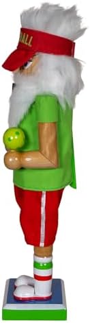 Kurt Adler 12-inch Wooden Pickleball Nutcracker
