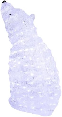 Northlight 18.5" LED Lighted Commercial Grade Acrylic Polar Bear Outdoor Christmas Decoration