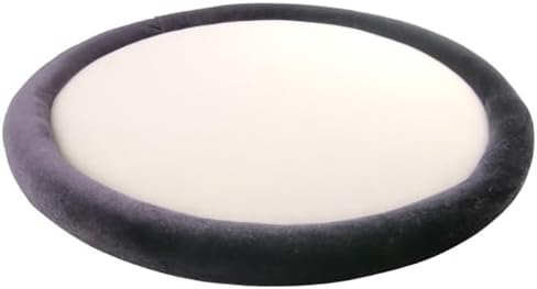 The Beadsmith Craft Bumper – Basic Elements – Round Shape, 12” Diameter, 1” Bumper Border, Sturdy Design Tray with Raised Edge, Excellent for Beading, Jewelry Making & DIY Hobbies