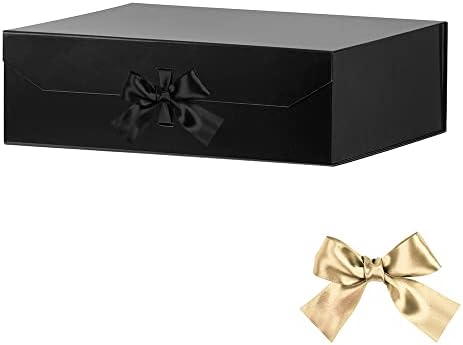 gooodgift 3 pcs black extra large gift box shown in use
