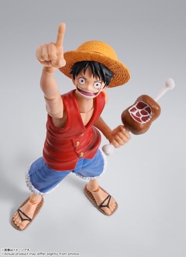 TAMASHII NATIONS - One Piece - Monkey D. Luffy -Romance Dawn- S.H.Figuarts Ac...