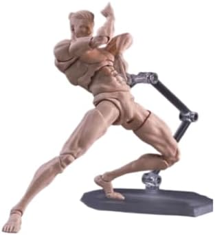 1/12 male action figure 6inch flexible muscular strong showing dimensions