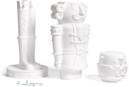 Step2 Nutcracker Prince Paintable DIY Holiday Statue, 6-Foot Tall, White