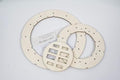 Pancake Wreath Frame | Five (5) Pack | Pancake Wreath Board | Round 14" | Round 10" | Easy to Use Wreath Frame