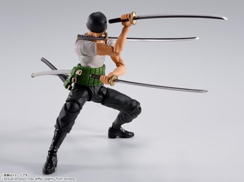 tamashii nations - one piece - roronoa zoro showing dimensions
