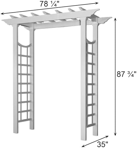 vita Westhaven 57 inchW x 88 inchH Vinyl Arbor