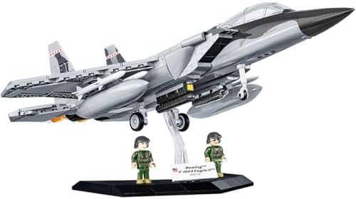 COBI Armed Forces Boeing F-15EX Eagle II Aircraft Building Set, 739 Pieces