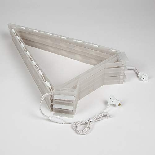 48" Warm White LED Christmas Star Decoration Folding Outdoor Star Décor, Lighted Christmas Star Outdoor Star Light