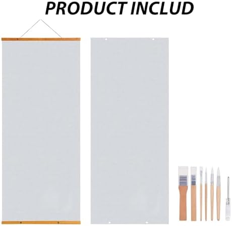 Magic Canvas Paint with Water,Includes 2 Interchangeable Canvas Restore to Original State After Drying, Reusable,No Need to Worry About Paint Splattering During the Painting Process.(19.68 * 47.24in)