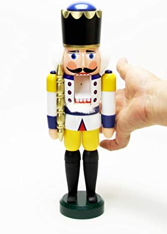 Classic German Nutcracker 12 Inch White