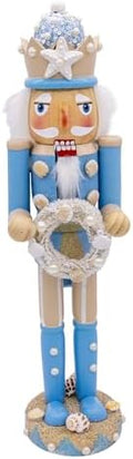 Kurt Adler 15-inch Wooden Beach Nutcracker