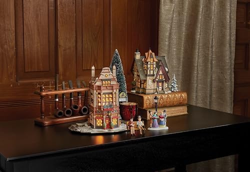 Department 56 Dickens Village The Partridge and Pear Restaurant Lit Building, 7.68 Inch, Multicolor