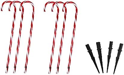 Nantucket Home Lighted Candy Canes 28" High Bundle of 6 (2 - 3pks.) Indoor Outdoor Lights