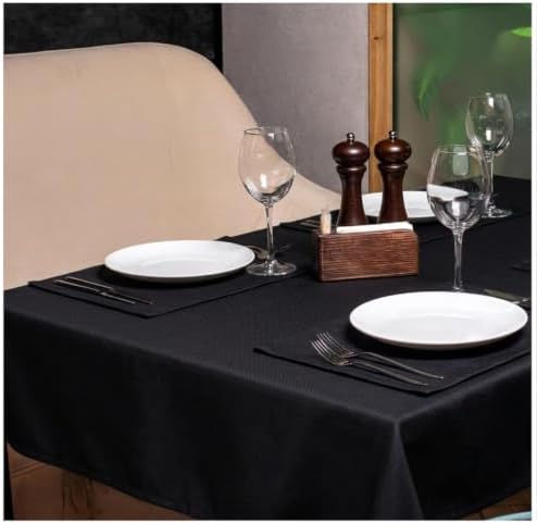 Urban Villa Tabletop Cover Kitchen Dining Tablecloth 100% Cotton Holiday Cele...