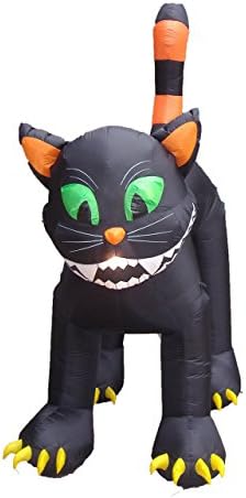11 Foot Tall Animated Halloween Inflatable Black Cat