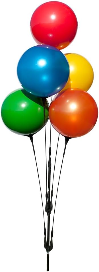 Reusable Outdoor Balloon Clusters - Helium Free, All-Weather, Durable, Plasti...