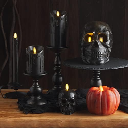 Luminara - Flameless Flickering Moving Flame Battery Operated Unscented Candl...