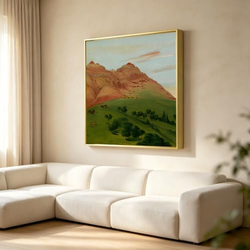 DIY 16x20 Gold Metal Canvas Floater Frame with 1.5" Deep