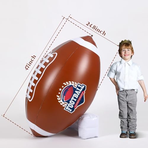 Bencailor 2 Pcs Giant Inflatable Football Party Decoration 47 Inch