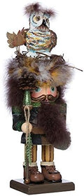 Kurt Adler 16-Inch Hollywood Woodsman Nutcracker with Owl Hat