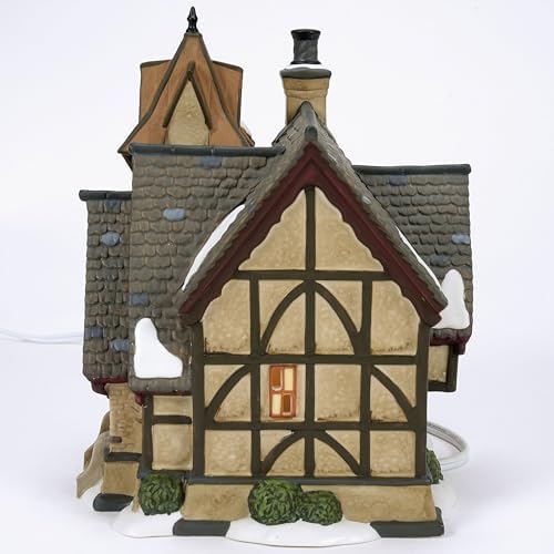 Department 56 Dickens Village The Partridge and Pear Restaurant Lit Building, 7.68 Inch, Multicolor