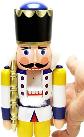 Classic German Nutcracker 12 Inch White