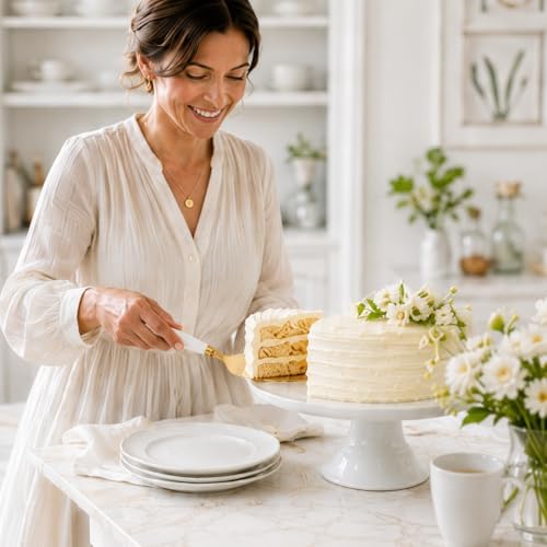 Portmeirion Sophie Conran White Cake Server - White