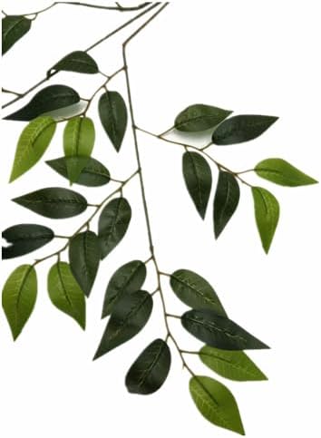 12pcs Artificial Olive Leaves Green Foliage Stems Waterproof for Outdoor Indoor Greenery Wall Floral Decoration Landscape Tree Making