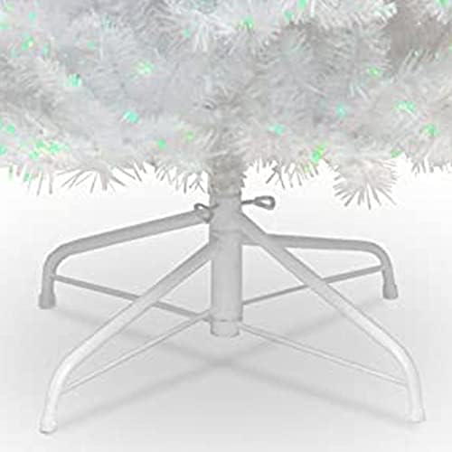 National Tree Company 6ft Unlit White Iridescent Tinsel Christmas Tree