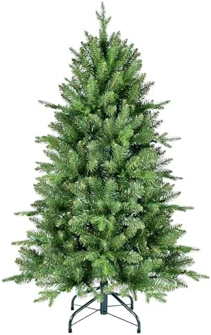Treepool 4FT Unlit Artificial Christmas Tree, 668 PE/PVC Tips, Small Spaces