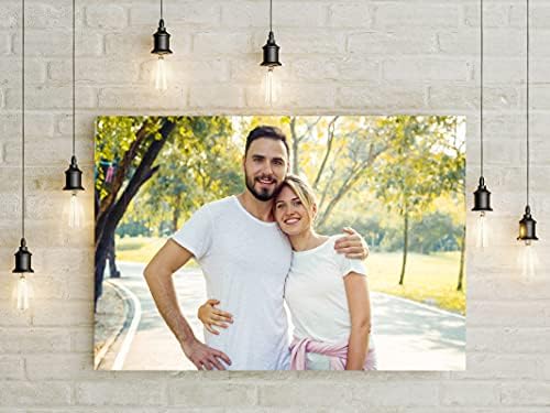 DIY Solid Wood Canvas Frame Kit with Stretch Bar - Customized Wooden Art Frames for Paintings - Easy-to-Build Canvas Stretching System - Wall Art & Oil Painting Accessories (24" x 24")