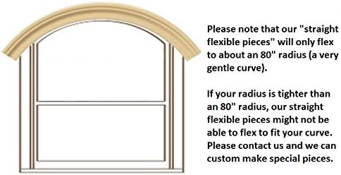 #376 Beaded Flexible Casing Molding: 11/16" Thick x 2.25" Wide - fo...