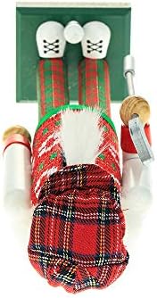 Kurt S. Adler 15-Inch Red and Green Golfer Nutcracker