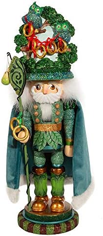 Kurt Adler HA0572 17.5" Hollywood Five Golden Rings Nutcracker, Multicolor