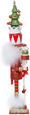 Kurt Adler Hollywood Tree Hat Nutracker, 15-Inch, Red and Green