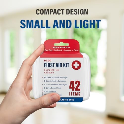 DecorRack 500 Piece First Aid Kit, 12 Individual Boxes of 42 Items Each, Firs...
