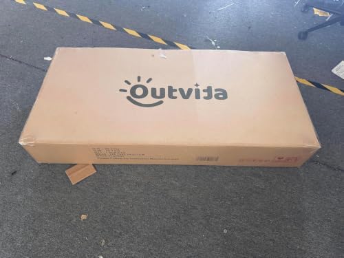 Outvita 7Ft Dark Brown Wooden Garden Arbor Arch Trellis
