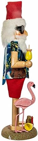 Kurt S. Adler 15.5-Inch Wooden Beach Santa Nutcracker