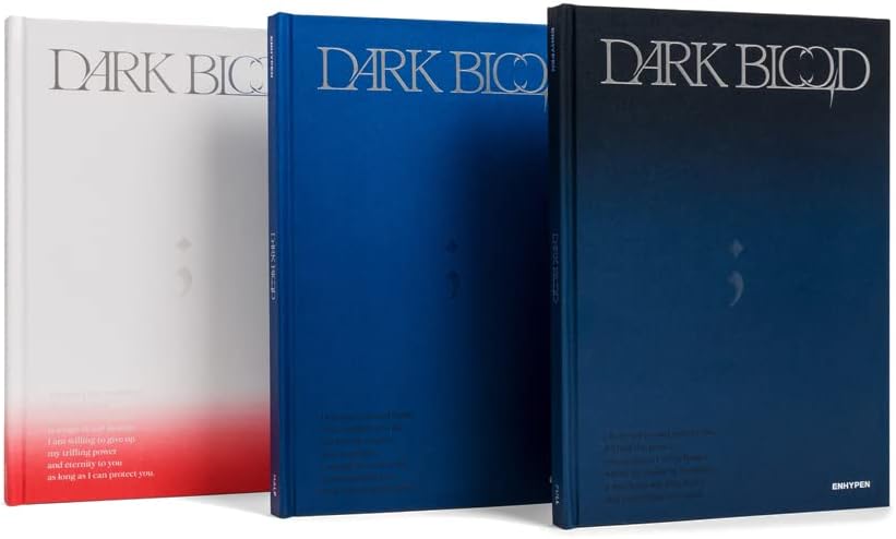 ENHYPEN [4th Mini Album DARK BLOOD](HALF Ver.) + 3 Extra Photocards Set