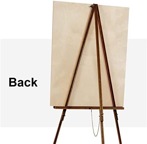 Falling in Art 65" A-Frame Wooden Tripod Easel Stand (Brown)