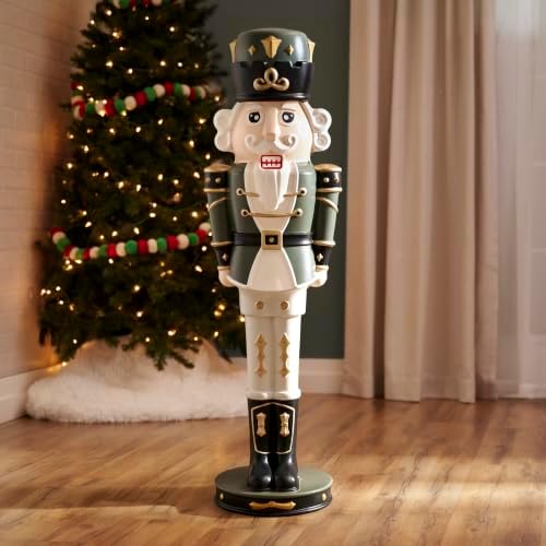 Step2 Nutcracker Prince Paintable DIY Holiday Statue, 4-Foot Tall, White