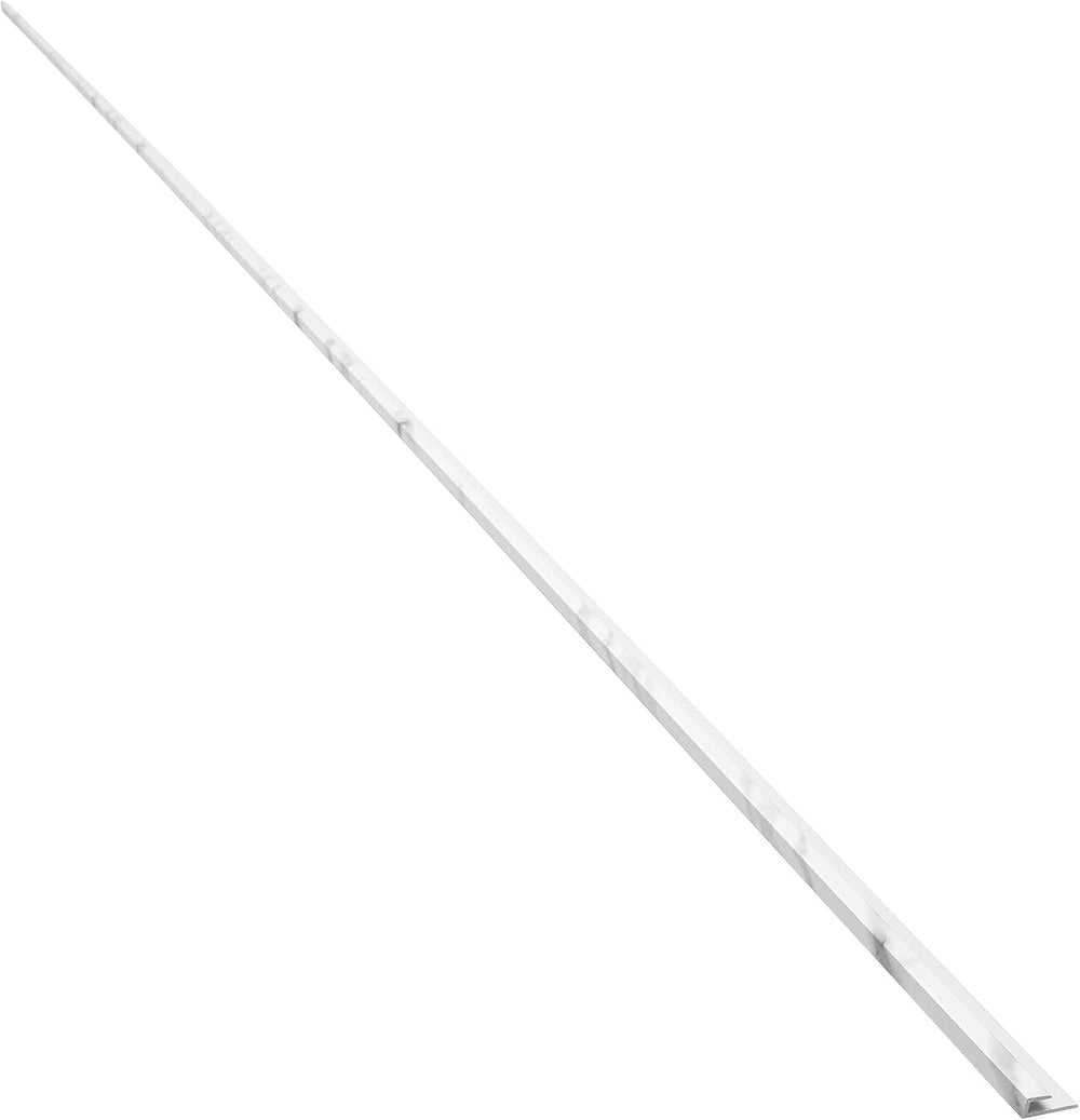 Palisade 94 in. Vinyl J-Trim in Carrara Marble (5 Pack)