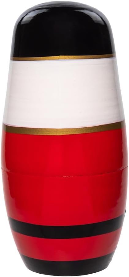 kurt adler 1.5-5.5-inch nutcracker nesting doll set, close-up detail