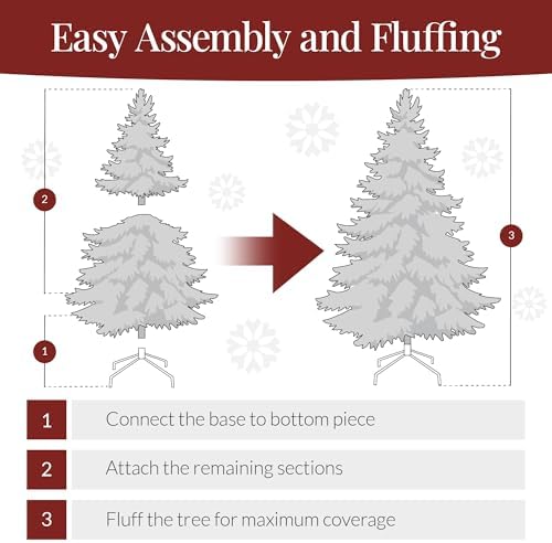 Best Choice Products 4.5ft Pre-Lit Charcoal Gray Christmas Tree, Full Artificial Holiday Decoration w/ 362 Branch Tips, 175 Lights, Foldable Base
