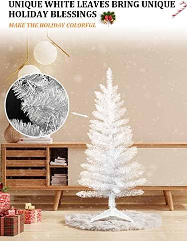 Kadunmina 3ft White Artificial Christmas Tree with Lights